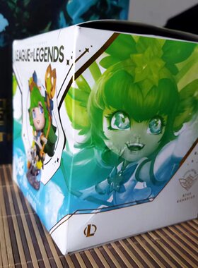 官方正版LOL英雄联盟烬雕塑大头就想粘你悠米手办公仔模型摆件