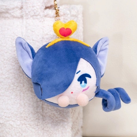 正版英雄联盟甜心之羽霞毛绒挂件