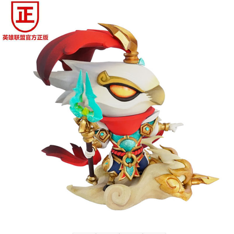 官方正版lol英雄联盟沙皇阿兹尔手办黄鸡模型公仔玩偶摆件游戏