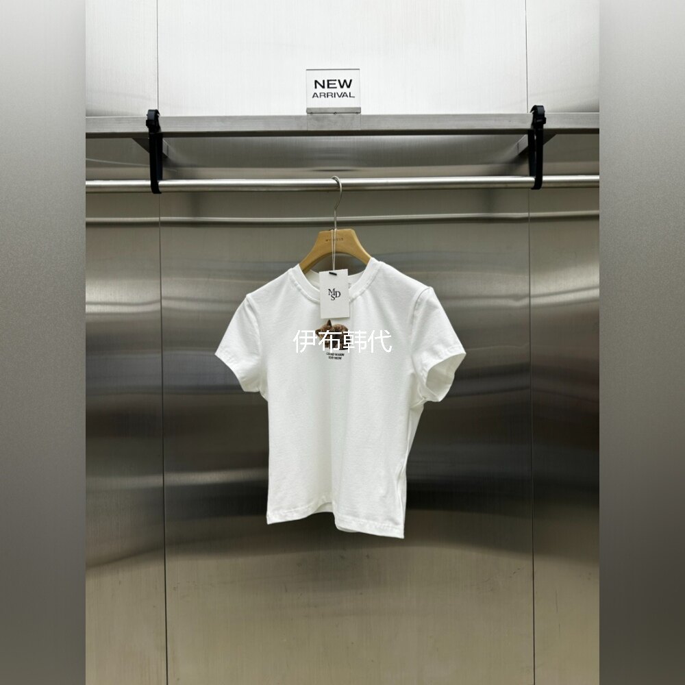 MYDRESS韩国东大门正品代购26春款 圆领休闲可爱小猫短袖T恤女