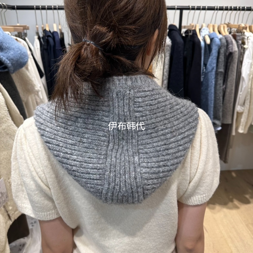 纯色休闲套头帽子针织帽毛线帽