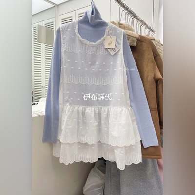 圆领棉质提花休闲时尚背心裙