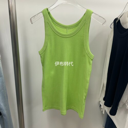 圆领棉质休闲彩色打底背心