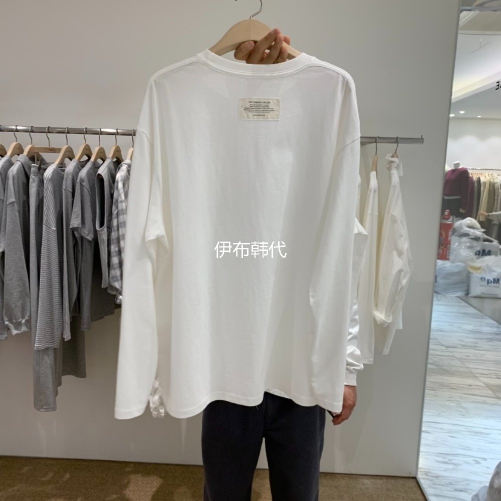 SELF SERVICE韩国东大门代购26春 圆领纯色基础款宽松休闲长袖T恤,女装/女士精品,T恤,淘宝优惠券,粉丝福利购,淘宝优惠卷