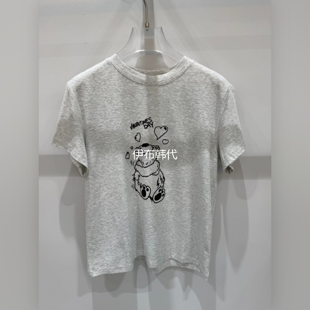 LOOKK/MIMME韩国东大门正品代购26春款 圆领可爱卡通小熊短袖T恤,女装/女士精品,T恤,淘宝优惠券,粉丝福利购,淘宝优惠卷