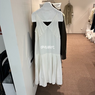 OVERTAKE韩国东大门正品代购26春款 V领纯色休闲吊带裙长裙连衣裙