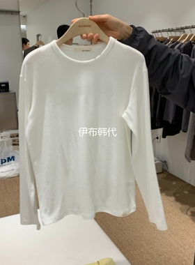 SELF SERVICE韩国东大门正品代购26春 圆领休闲纯色基础款长袖T恤