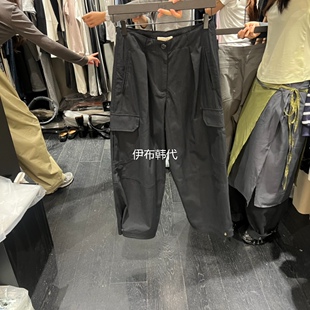 代购 直筒裤 26春款 裤 纯色休闲多口袋宽松工装 TUG韩国东大门正品