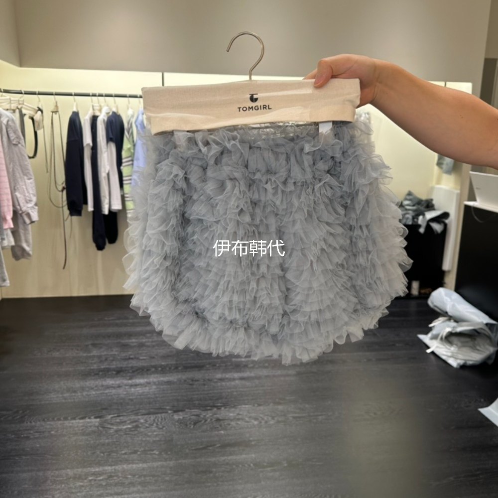 TOMGIRL韩国东大门正品代购26春 层叠木耳飞边蛋糕裙蓬蓬裤裙短裤,女装/女士精品,短裤,淘宝优惠券,粉丝福利购,淘宝优惠卷