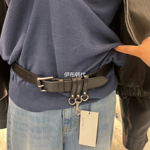 金属挂件休闲真皮时尚腰带皮带