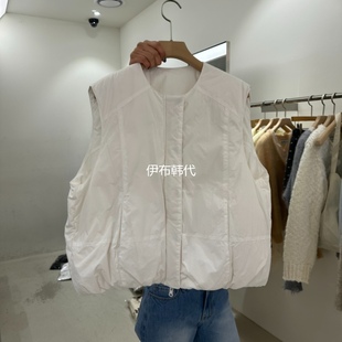 REPELLER韩国东大门正品代购冬款 圆领纯色休闲双面羽绒马夹坎肩