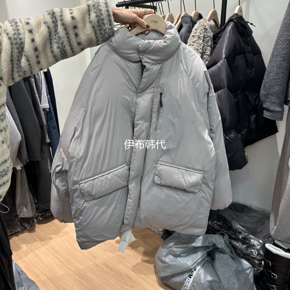 立领宽松保暖面包服羽绒服外套