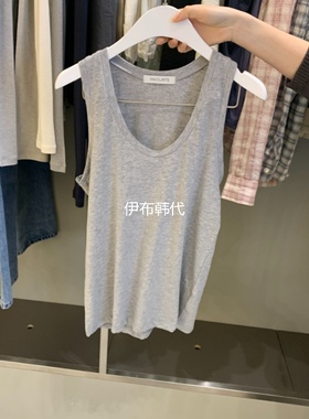 FAVE/FAVOURITE韩国东大门正品代购26夏款 圆领休闲棉质打底背心