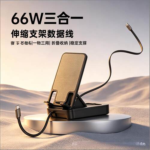 快充线手机支架Type-C快充线