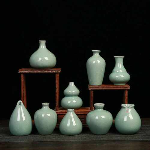 家居水培绿植迷你摆件陶瓷创意