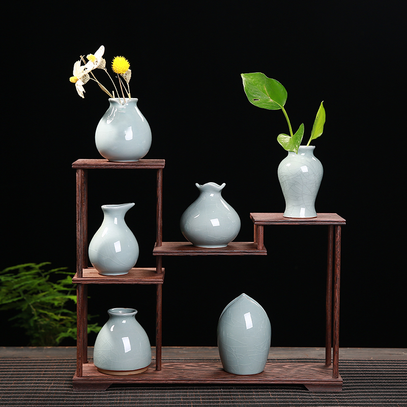 水培小花瓶陶瓷小清新台面插花