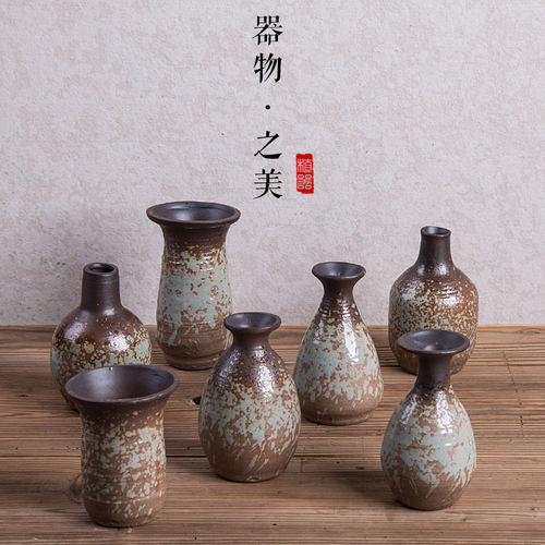 素造新品陶瓷花瓶桌面笔筒复古