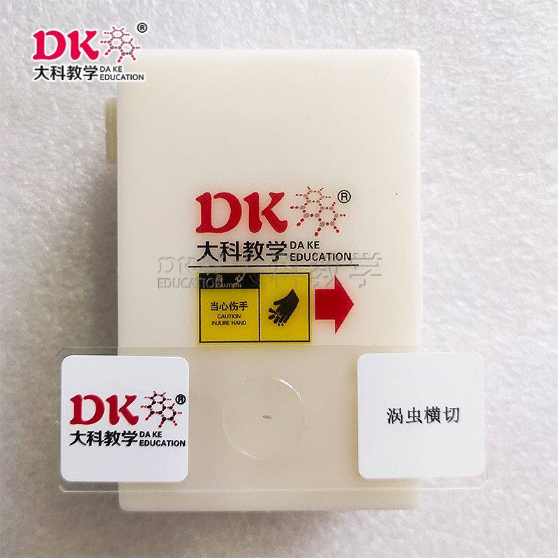 大科教学 寄生虫类 显微玻片 涡虫横切 高等教学生物切片标本