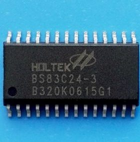 合泰8-Bit触摸按键式FLASH单片机 BS83C24-3 28SOP 全新原装