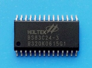 BS83C24 FLASH单片机 Bit触摸按键式 28SOP 全新原装 合泰8