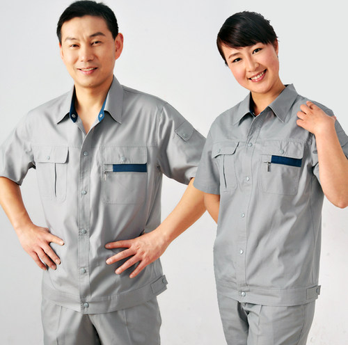 薄款短袖工装夏季男半袖工程服