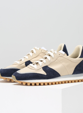 瑕疵清仓 斯洛伐克制 Novesta Marathon　靛蓝拼接翻毛马拉松跑鞋