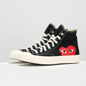 川久保玲匡威帆布鞋 瑕疵清仓Play 150204c Converse 1970S CDG