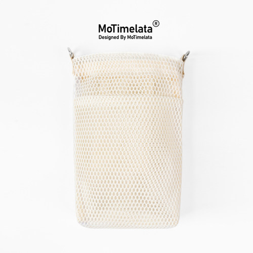 MoTimelata小斜挎包女mini收纳包网眼包小网兜包网格包随身手机包