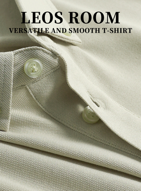 扣领polo衫男夏季翻领短袖t恤新款潮牌日系宽松上衣男士休闲衣服