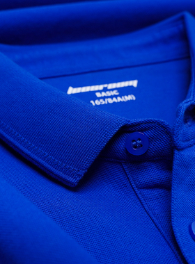 翻领POLO衫上衣服潮牌克莱因蓝凉感帅气潮简t恤透气T恤男潮流百搭