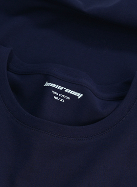 短袖t恤男正品LEOSROOM夏季半袖2025新款圆领打底衫纯色纯棉内搭T