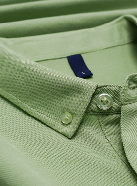 T恤男春POLO短袖翻领修身百搭商务休闲潮帅气透气美打底时尚衣服