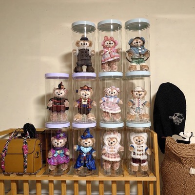 迪士尼挂件收纳盒玩具公仔储物盒