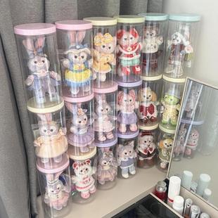 迪士尼挂件收纳盒星黛露玲娜贝儿达菲雪莉杰拉多尼欧陆展示架罐子