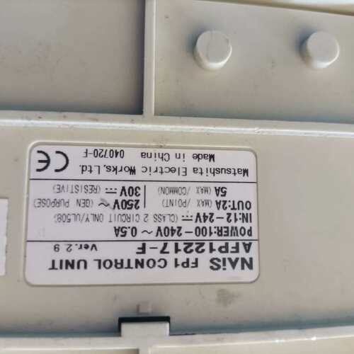 议价NAIS FP1-C24可编程控制器，型号AFP12217-