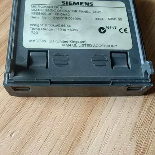 议价西门子变频器55KW显示面板。6SE6400-0BE00-0