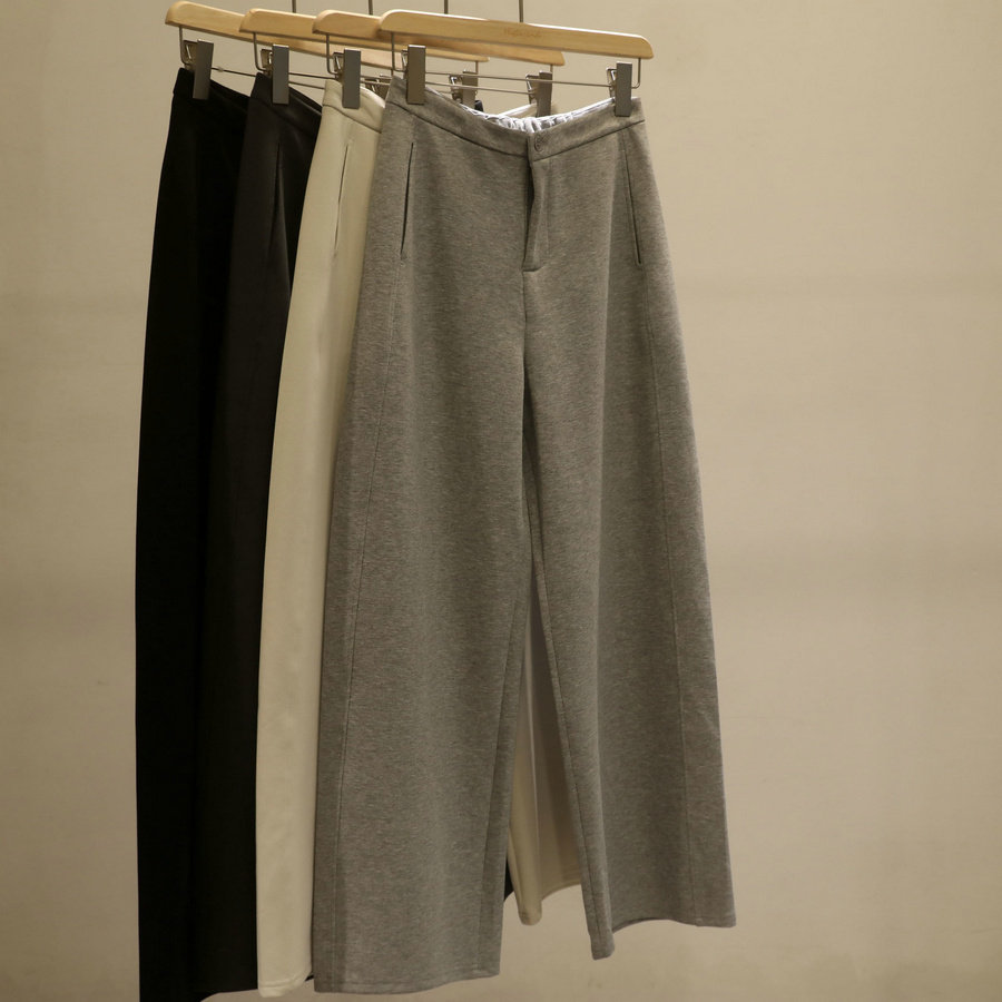 气质女主！韩国东大门早春阔腿休闲裤女高腰宽松显瘦直筒西裤长裤,女装/女士精品,休闲裤,淘宝优惠券,粉丝福利购,淘宝优惠卷