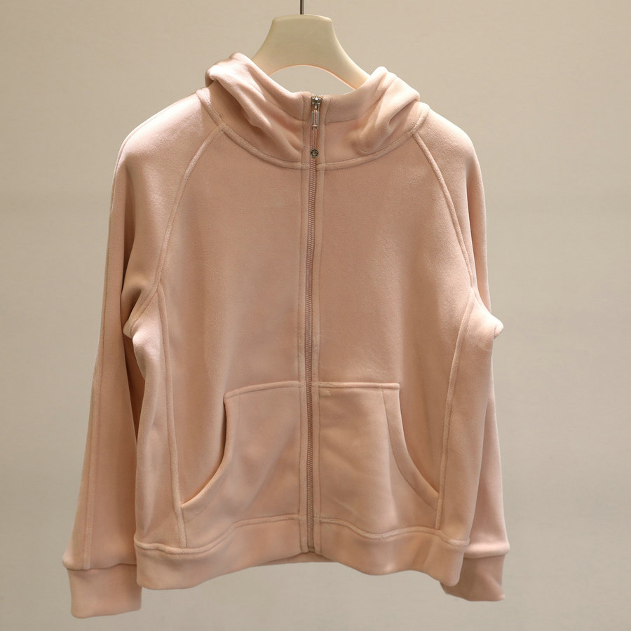 双面绒锁温！粉色澳粒绒外套女秋冬厚实保暖拉链连帽开衫短上衣,女装/女士精品,卫衣/绒衫,淘宝优惠券,粉丝福利购,淘宝优惠卷