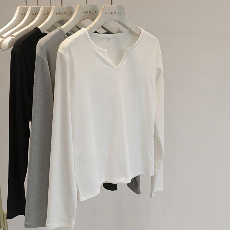 长袖日常百搭显瘦T恤打底衫