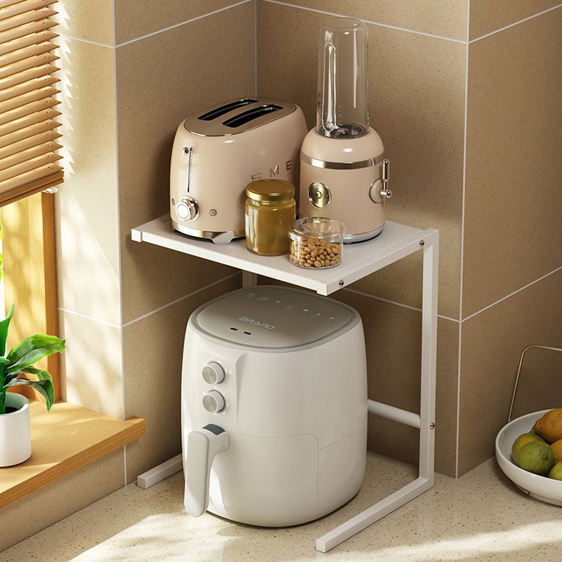 厨房双层电饭锅空气炸锅置物架电器小家电台面i锅架分层收纳架子