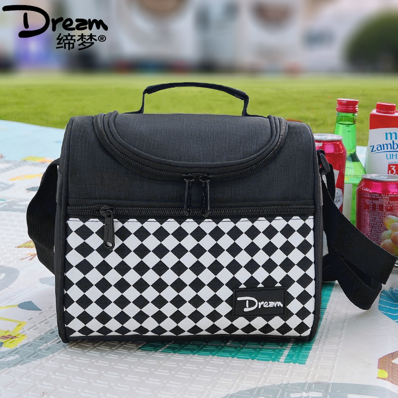 保温午餐冰棒包学生加厚手提便当户外野餐露营牛津布