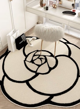 山异形地毯客厅地垫卧室衣帽间脚垫化妆间书房转椅垫in风