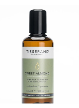 双皇冠3件包邮 英国原装Tisserand滴沙兰德 甜杏仁基础油100ml