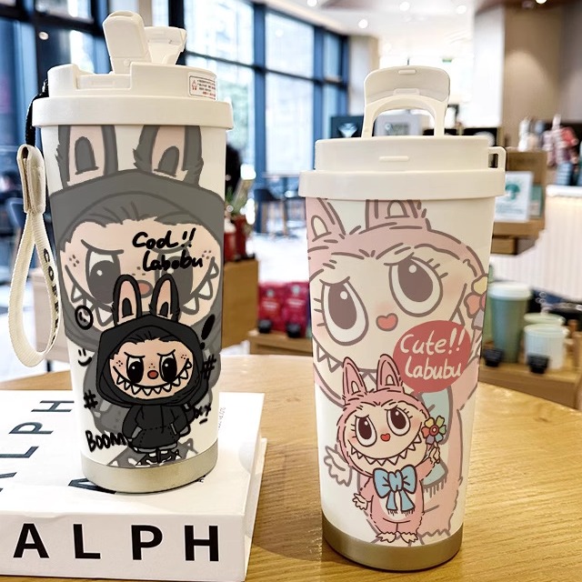 拉布布水杯子316不锈钢保温水杯
