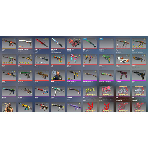 CSGO租号cs2高端账号完官匹美5E优先龙狙野荷宝石蝴蝶刀百万库存