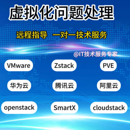 虚拟化VMware OpenStack PVE KVM Zstack阿里云安装问题处理修复