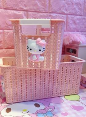 hellokitty卡通风长方形收纳筐