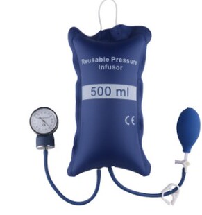 输液加压袋 输血加压袋 加压输液袋 带压力表 500ml