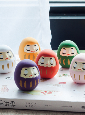 日本中川政七陶土可爱小达摩摆件