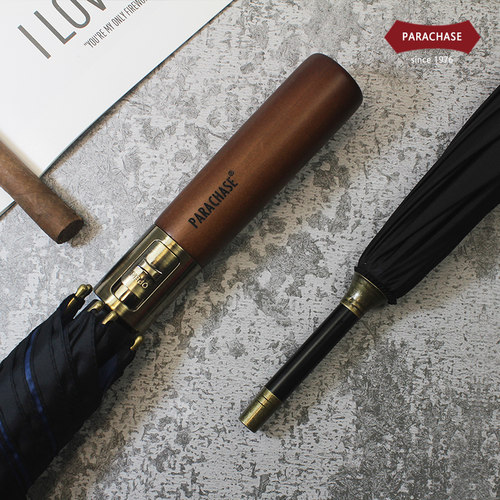 日本122厘米加大英伦男士长柄伞